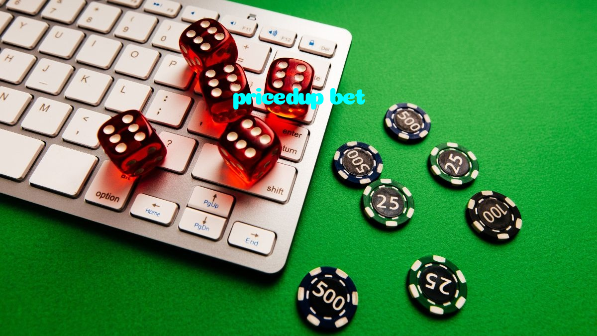 pricedup bet casino presented on mobile device in Pakistan with slots and live games